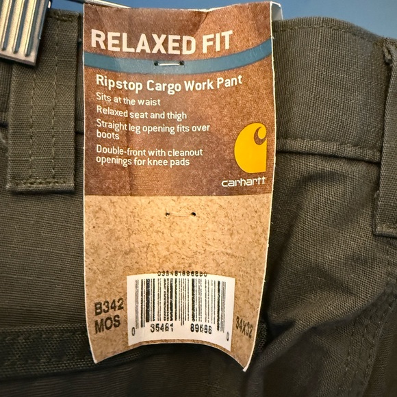 Carhartt Men's Relaxed Fit Ripstop Cargo Work Pant - Picture 6 of 7